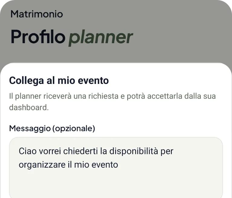 Schermata dell'app TablePlan — Ricevi richieste reali